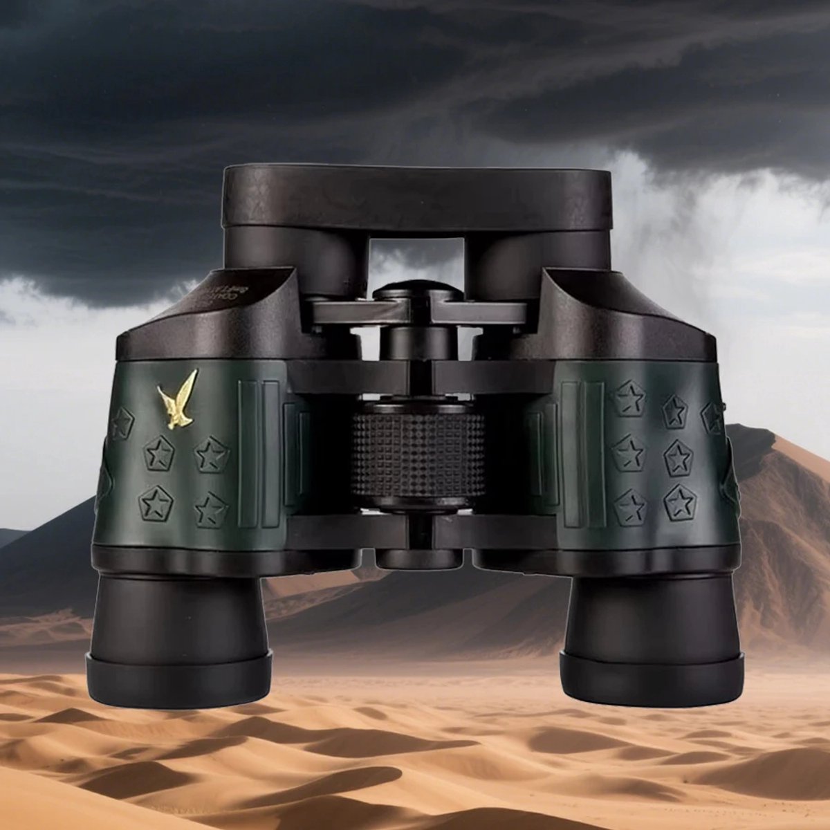 60x60 HD Verrekijker – Professionele Lens, Hoge Vergroting, Waterdichte & Groen – Verrekijker voor Vogels Kijken, Kamperen, Wandelen, Jacht & Buitensport