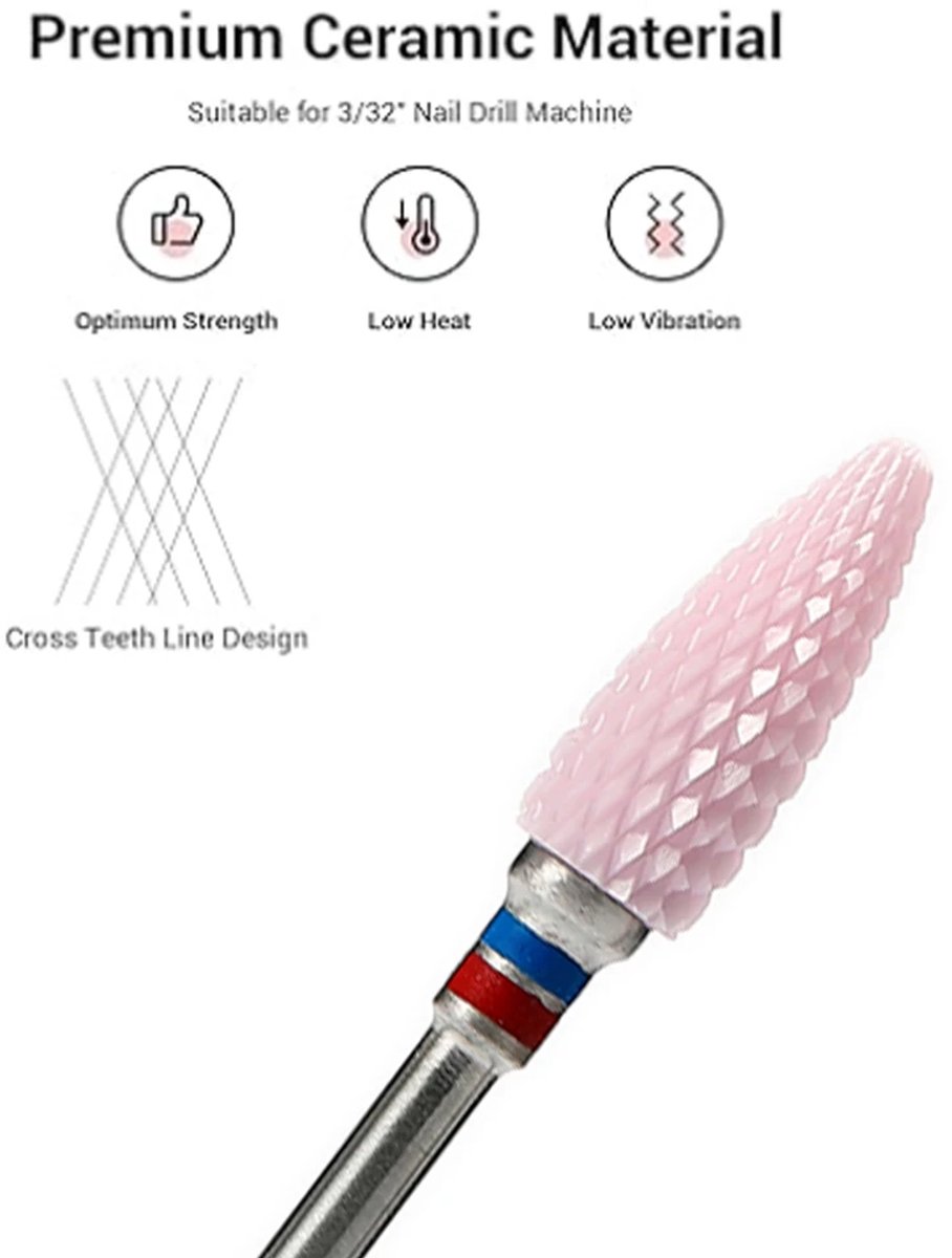 Keramische nagel frees - Pedicure frees - Manicure frees - Gelnagels - Acryl - Verdikte nagels - Frees bitje - Freesbitje - voetzorgvenray - Voetverzorging