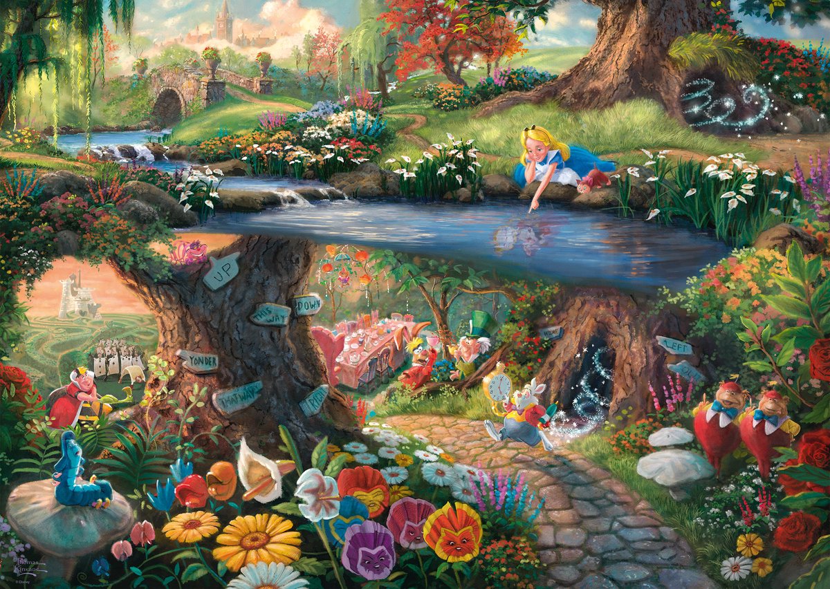 Schmidt puzzel Disney Alice in Wonderland - 1000 stukjes - 12+