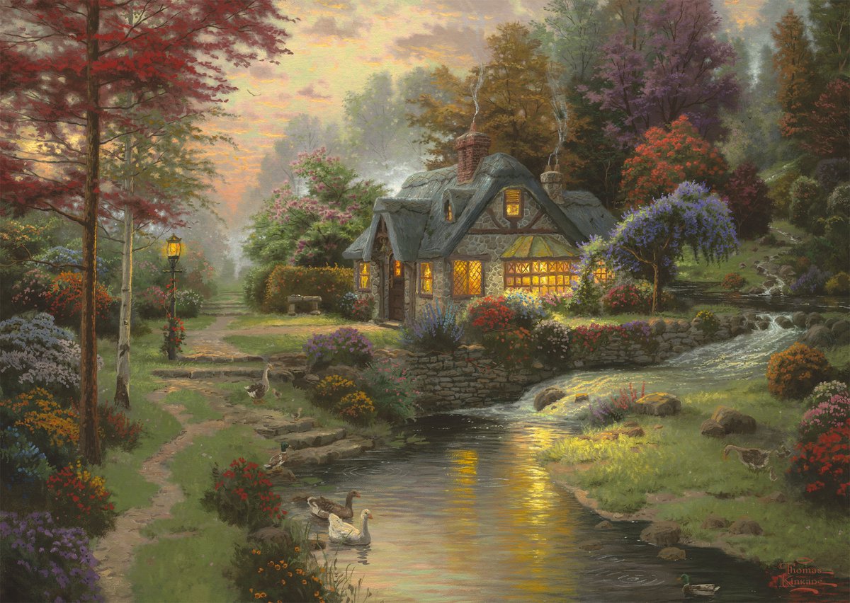 Schmidt puzzel Stillwater Cottage - 1000 stukjes - 12+