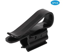 5 Aquariumslanghouder - Aquariumslanghouder - Multifunctionele aquariumslangklem - Zwart