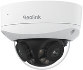 Caméra IP PoE anti-vandalisme Reolink 4K 8MP UHD IK10 avec champ de vision panoramique à 180° et Spotlight, Duo 2V PoE