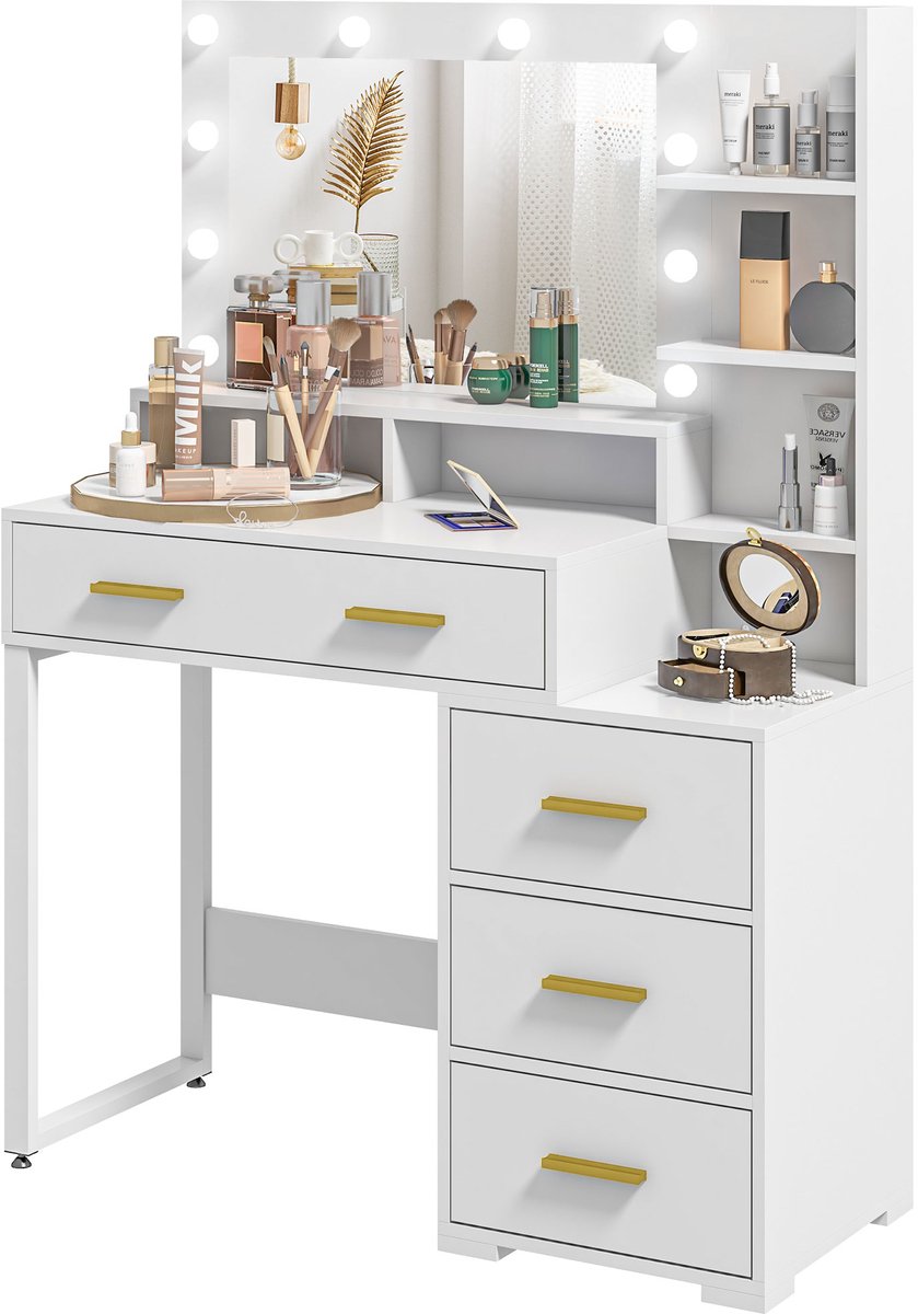 HOMCOM-kaptafel-MDF-100x40x138cm-Wit