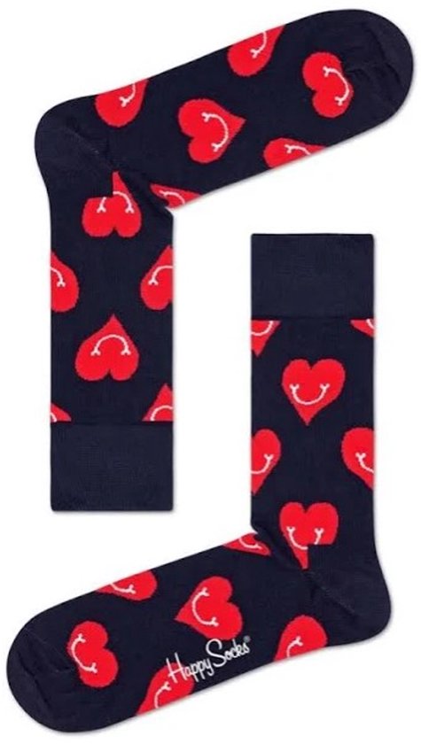 Chaussette Happy Socks P002347 Smiley Heart - pointure 41-46