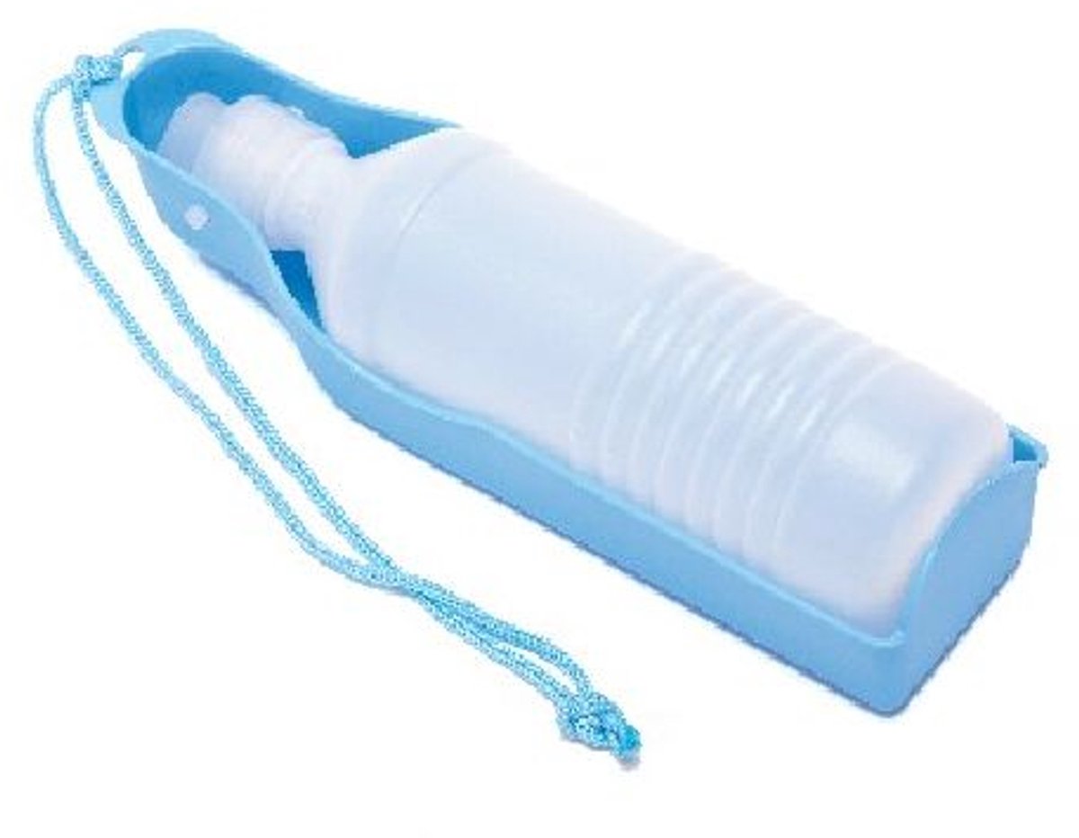 Imac waterfles in plastic 0,5L lichtblauw 7x25x6,5cm
