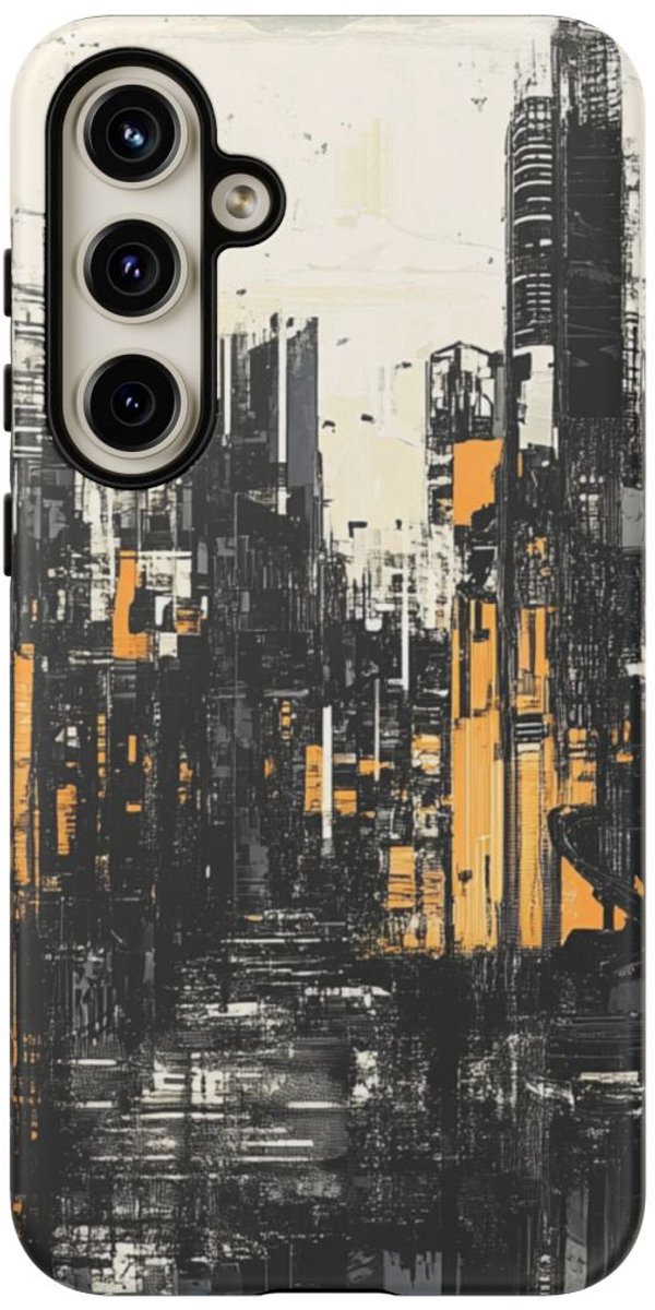 Abstracte Stedelijke Kunst – Telefoonhoesje Geschikt voor Galaxy S24 Plus