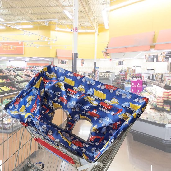 Kinderstoelhoes, kinderstoelhoes, winkelwagenhoes, trolley, kinderstoelhoes, voor baby's of peuters van Kinder — afbeelding 2