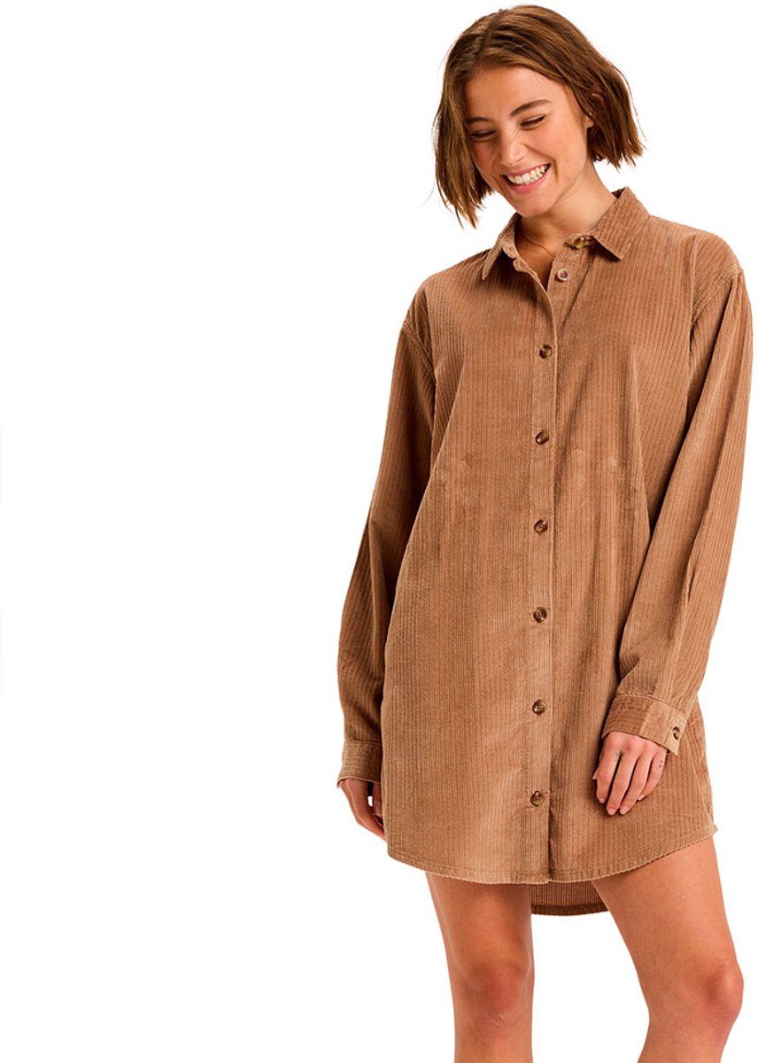 Roxy Wavy Lights Korte Jurk S Vrouw Wood Smoke