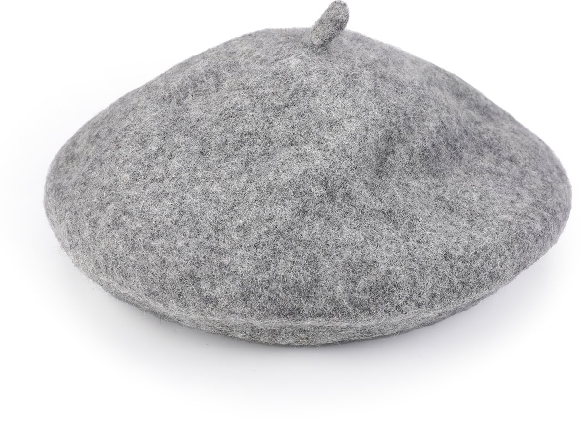 Winter Baret Wooly - Grijs - Dames - One Size - Hoofdmode