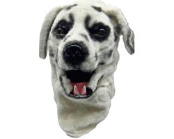 Realistisch Dalmatiër Masker van Kunstbont – Fursuit masker - Volledig Hoofdmasker met Beweegbare Kaak – Cosplay, Carnaval & Halloween masker