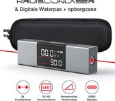 Bol.com Atuman Duka LI1 Digitale laser waterpas met handige opberg case – Professioneel dubbele kruislijnlaser - Oplaadbare Lase... aanbieding