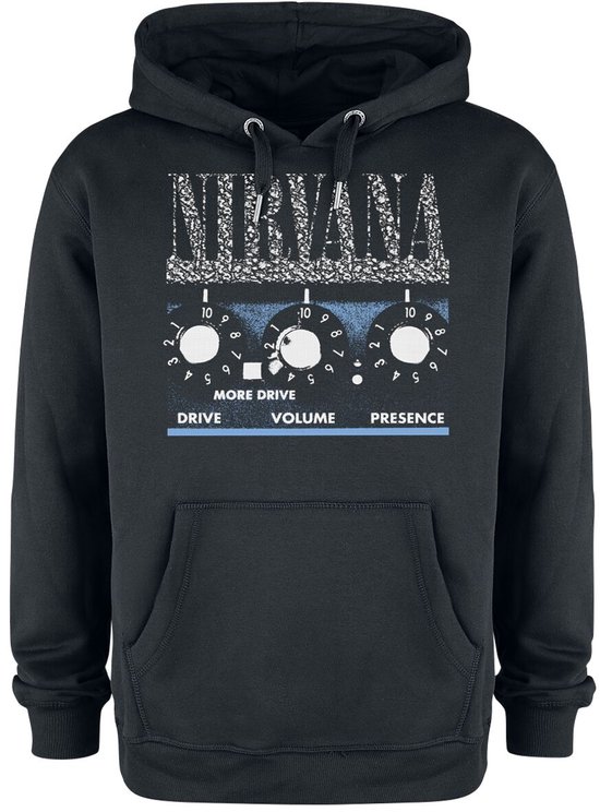 Nirvana Amplified Collection – Cappello Unisex In Cotone, Colore Carbone, Con Logo Della Band, Licenza Ufficiale