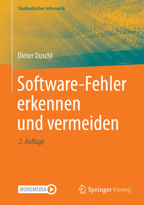 Studienbücher Informatik- Software-Fehler erkennen und verm ... - cover