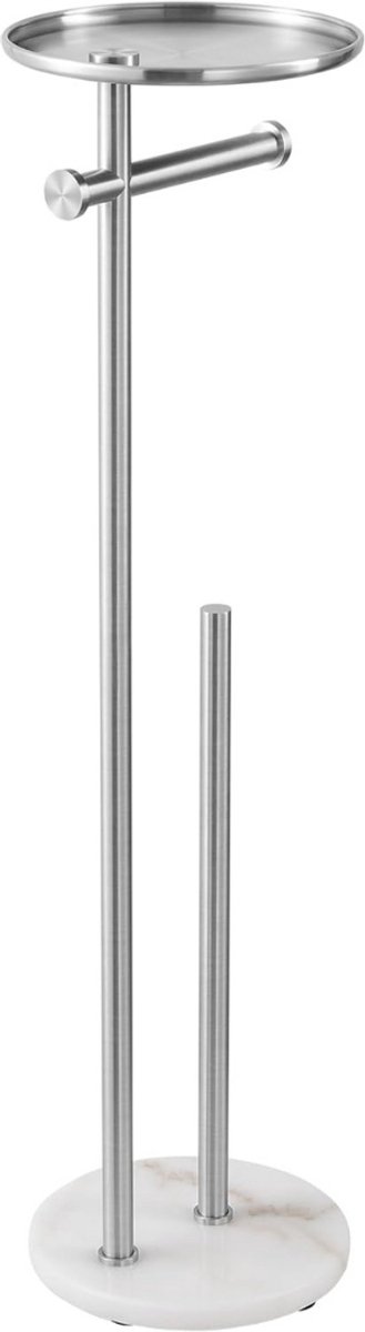 DailySupplies® Toiletbutler - Toiletrolhouder Staand - Zilver