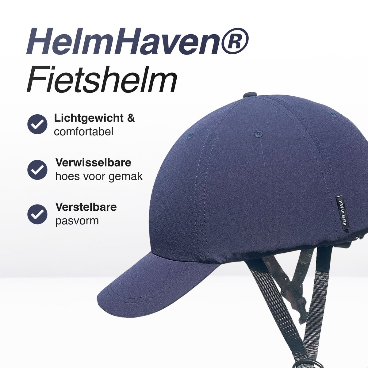 HelmHaven® Fietshelm - Elektrische fiets - Mannen & vrouwen - Volwassenen - Dames fietshelmen - Ebike - Fatbikes - Blauw L – foto 5