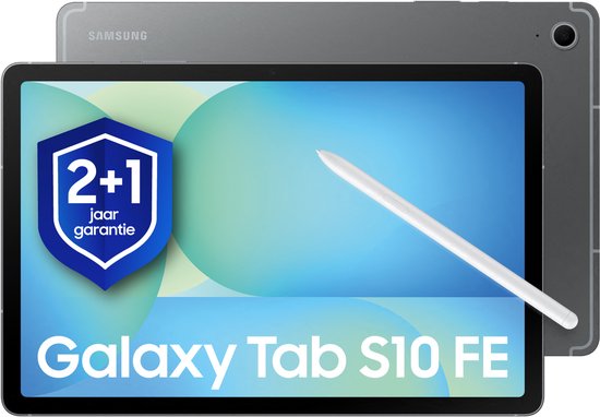 Samsung Galaxy Tab S10 FE - WiFi - 128GB - Gray + 1 jaar extra garantie