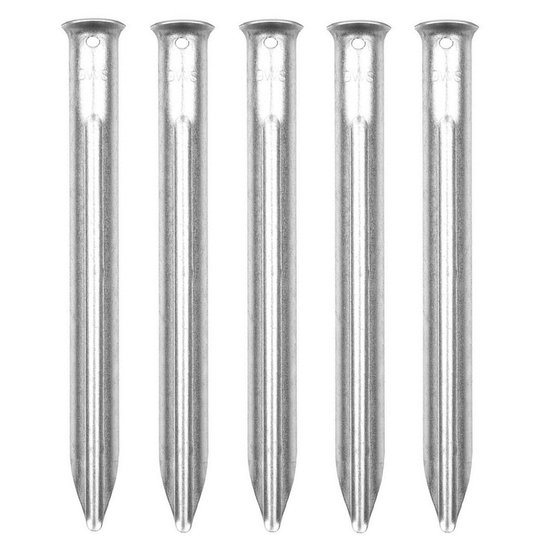 Voordeelset van 20x stuks tent haringen extra stevig 24 cm - Metalen tentharingen - Kampeer spullen - Outdoor kwaliteit