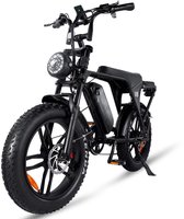 Ouxi - v8 3.0 - Elektrische Fatbike - Ingebouwd Alarmsystseem - Gratis achterzitje - Gratis slot - 20 Inch - 250W Motor - 7 Versnellingen - 60 km Actieradius - Hydraulische Schijfremmen - Zwart - In Doos.