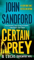 Boek "Certain Prey" van John Sandford, een Lucas Davenport-roman. Een #1 New York Times bestseller.