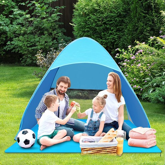 Tente De Plage Pour Enfant Bébé Piscine Pop-up Anti UV Automatique