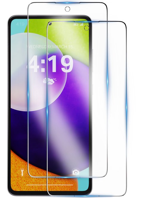 Samsung Galaxy A52 A51 S20 FE screenprotector tempered glass 2 stuks krasbestendig ultradun helder