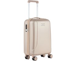 foto van CarryOn Skyhopper Handbagage Koffer 55cm – 32 Ltr Trolley met TSA-slot - Champagne