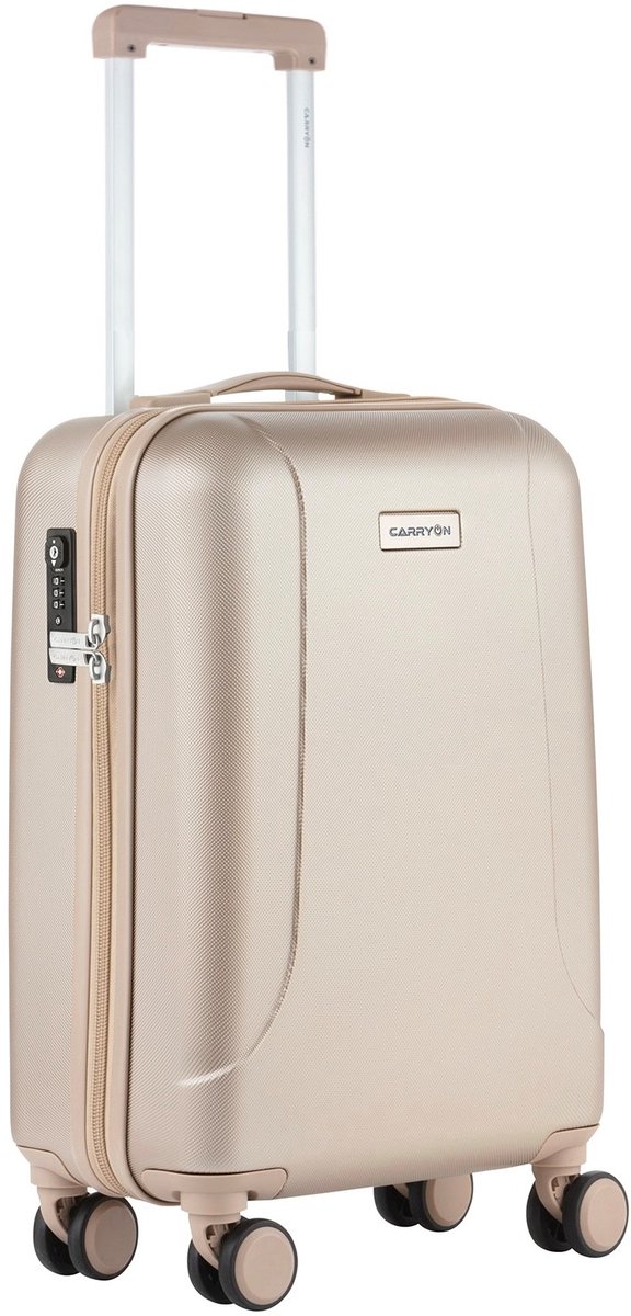 CarryOn Skyhopper Handbagage Koffer 55cm – 32 Ltr Trolley met TSA-slot - Champagne