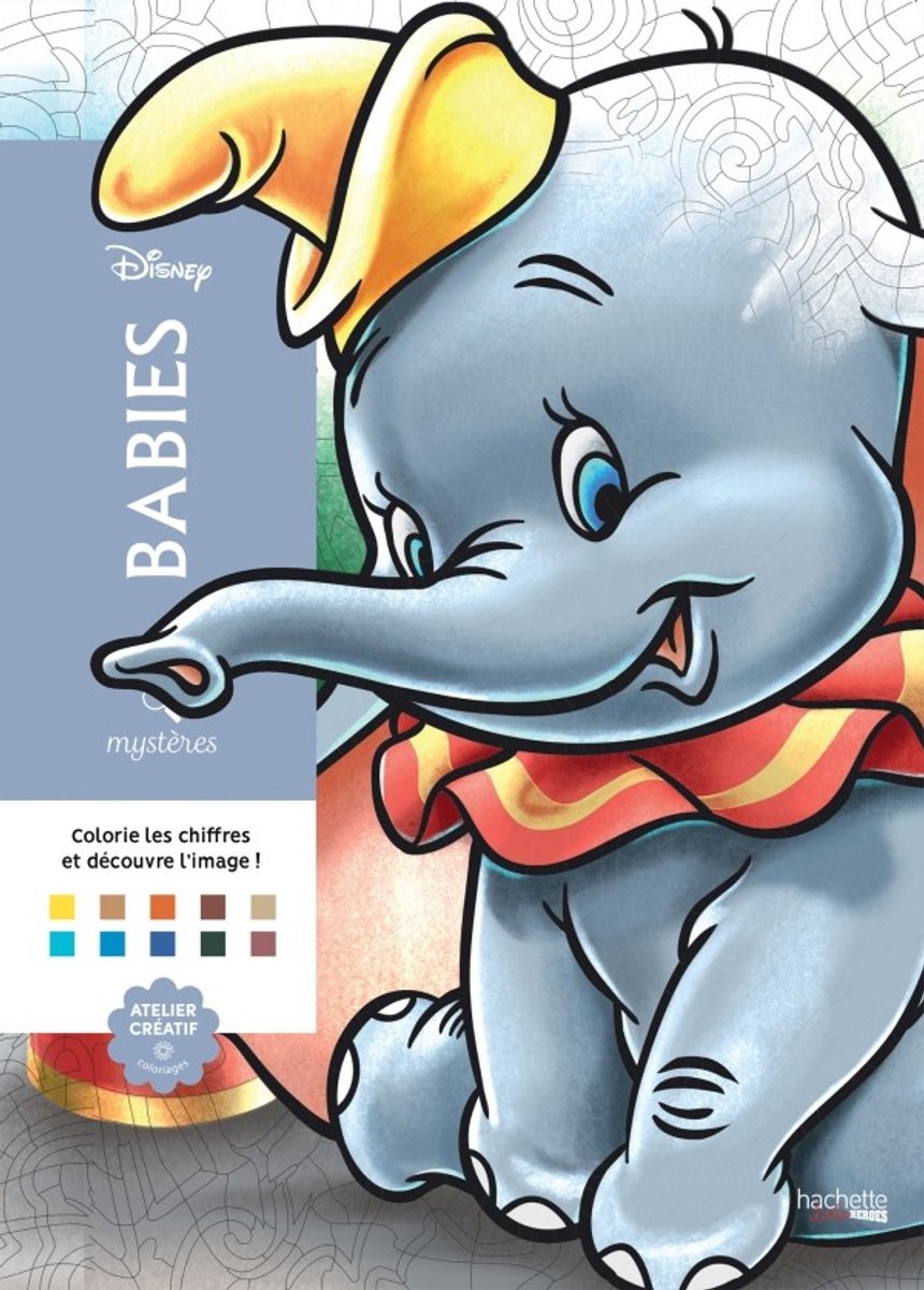 Coloriages Mystères Disney Babies - Kleurboek voor volwassenen - hachette — afbeelding 2