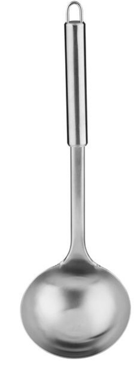 Galicja Practico - Roestvrijstalen Soeplepel - 32 cm - Vaatwasserbestendig