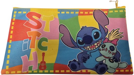 Seven Lilo & Stitch Uitschuifbaar etui van siliconen, 2-in-1, stitch, roze, schooletui, pennenkoker voor op tafel, ritssluiting, school en vrije tijd, meisjes, Xx, modern