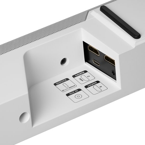 Teufel CINEBAR 11 voor Dolby Atmos 2.1-Set - Soundbar met draadloze subwoofer - Bluetooth met aptX - Virtuele surround sound - wit van Teufel — afbeelding 4