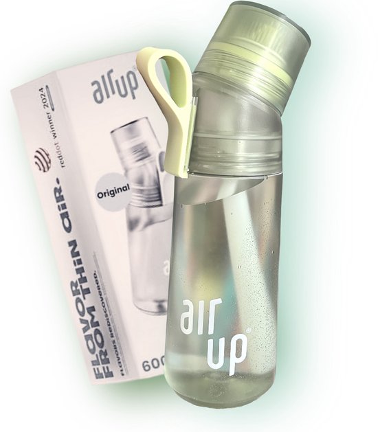 Air Up - Drinkfles - Twist Pro Groen Sage - Waterfles - hydraterend - 600ml - Air fles