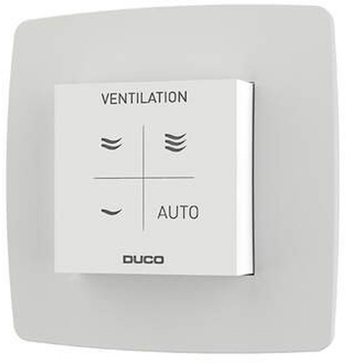 Duco vocht ruimtesensor met bediening RF/Wired wit