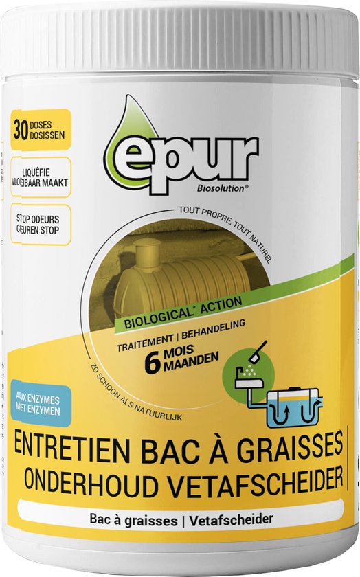 Epur - Vetafscheider onderhoud - 33 dosisssen - 750gr