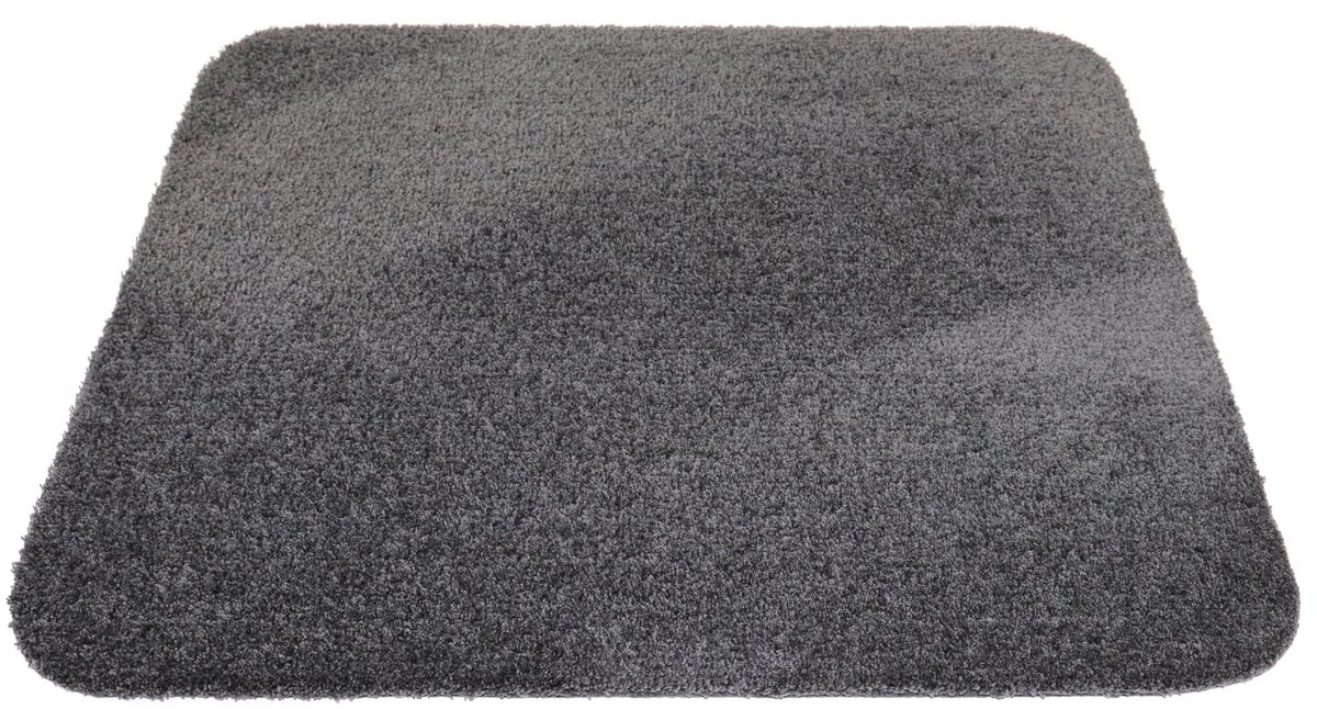 PRIMA - Soft - Badmat - Hangend - WCmat - zwart - antraciet - 50x60cm - antislip