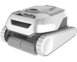 LIVIN' AI Bot - Zwembadrobot - Zwembad Stofzuiger - 8000 GPH Zuigkracht - Reinigt Bodem, Wanden en Trap - Krachtige Borstel - 3 Uur Reiniging - Draadloos - Incl. Smart VisionClean Technology - Wit