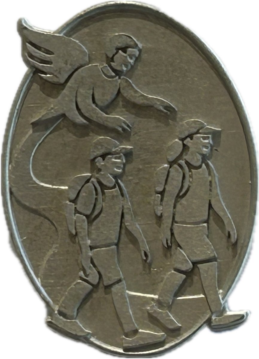 Pin / speld 4Daagse Nijmegen - Beschermengel wandelaars tin - Vierdaagse