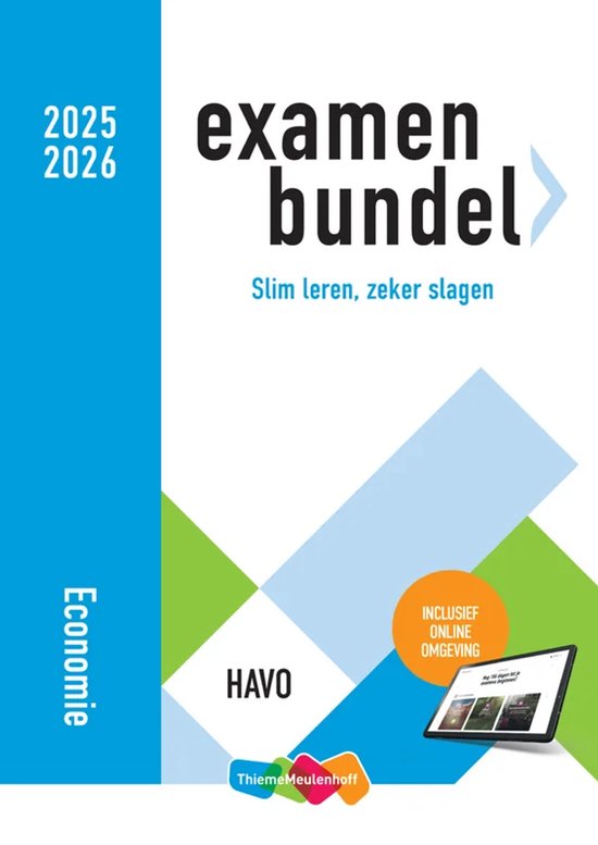 Examenbundel online + boek havo Economie 2025/2026 - cover