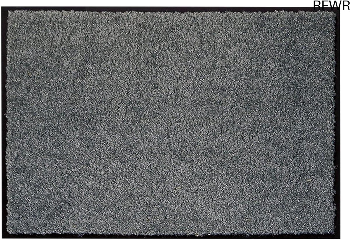 RFWR Antislip Deurmat 60x90 cm - Vuilvangmat voor Binnen - Ruimtebesparende Gangenloper Grijs