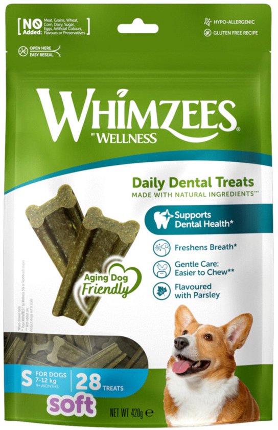 Whimzees Value Bag Soft S - 28 stuks