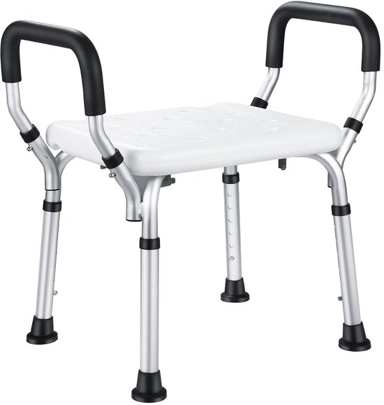 Homestyle 25742 Douchekruk, plastic, wit/aluminium, 51,0 x 45,0 x 56,0 cm