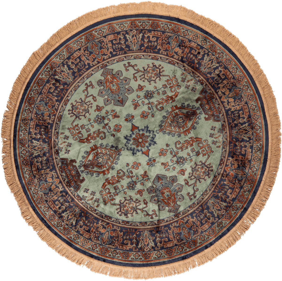 Puur - Habo vloerkleed rond 160 cm groen