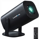 LumeWorks Orion Pro Mini Beamer - 4K Support - Smart TV - Projector - Android 11 - Home Cinema - Zwart