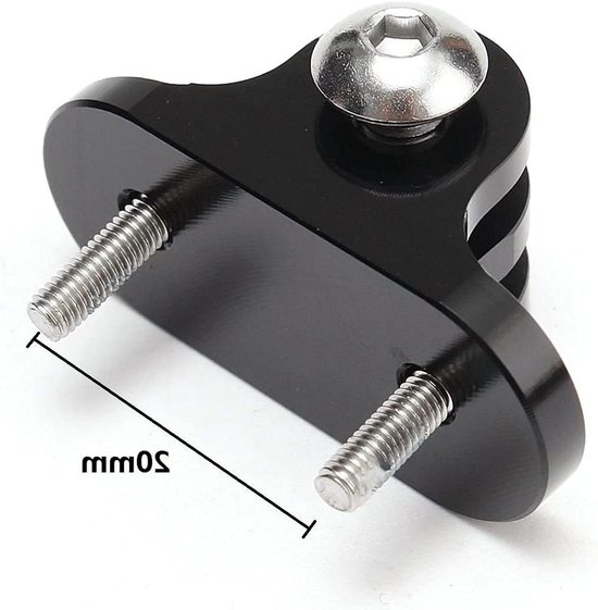 Mantona 21290 Frame and Lens Protection Set XL (for GoPro Hero 4/3 , 2 Frames, with Clips, Screws and Lens Protection) Black