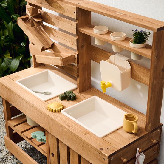 Petite Amélie ® Kinderkeuken Hout - Inc. 7 Speelgoed Keuken Accessoires - Klassieker... | bol