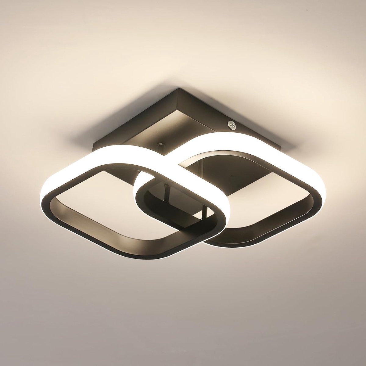 Moderne LED-plafondlamp, 22W 2550LM acryl plafondlamp, plafondlamp voor eetkamer, keuken, studio, 4500K neutraal licht