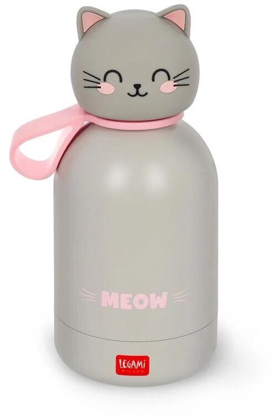 Legami - Bouteille isotherme pour enfants - Hot et froid - Kitty
