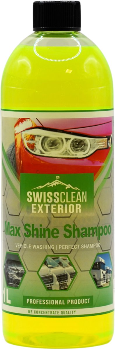 Swiss Clean | Max Shine Shampoo | Exterieur Shampoo | 1 L
