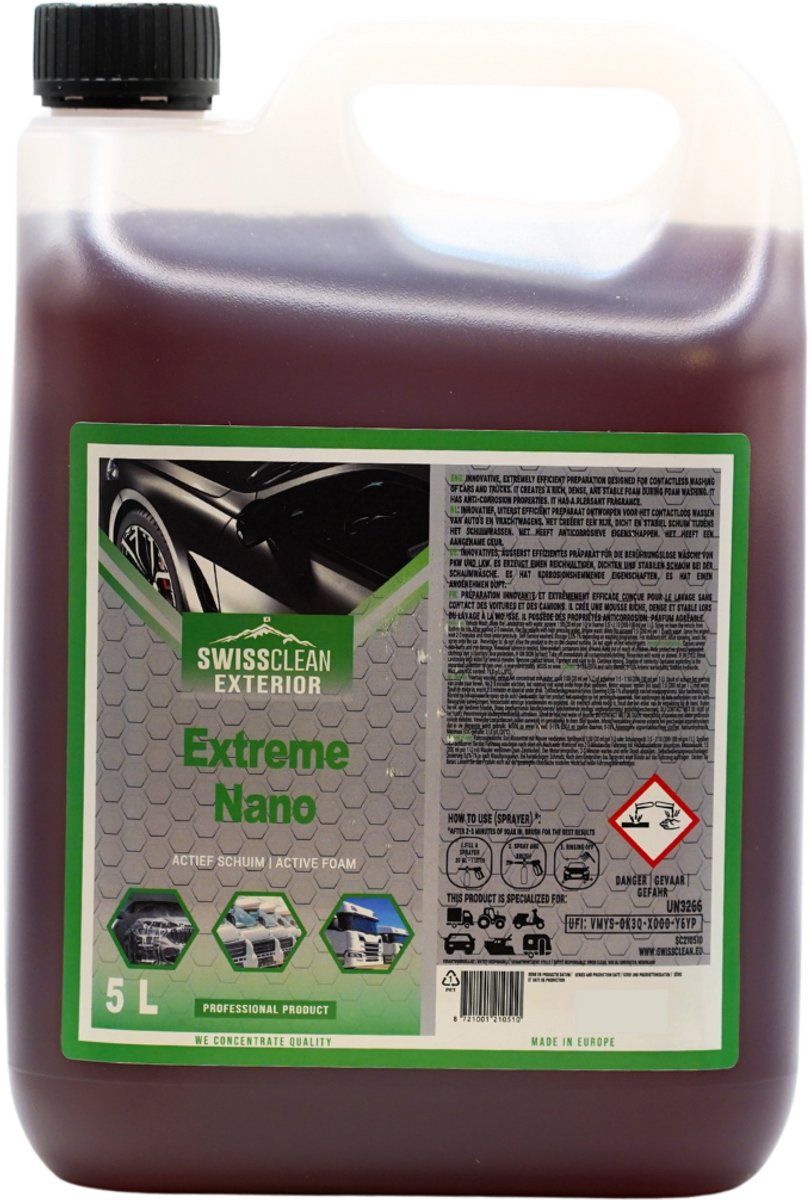 Swiss Clean | Extreme Nano | Exterieur Shampoo | 5 L | Nano technologie