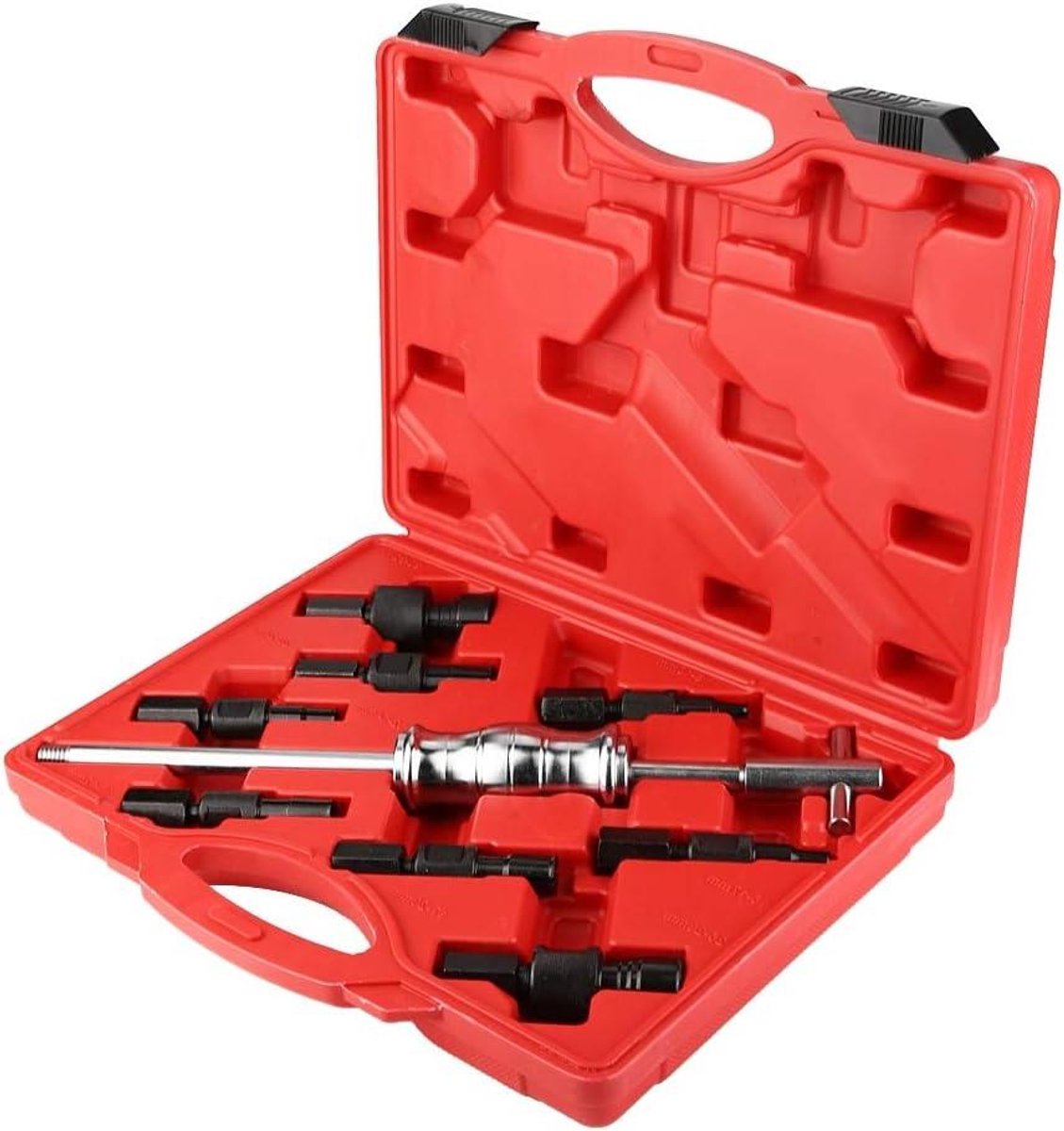 Allecto Premium - Kogellagertrekkerset 9 stuks glijhamer binnenlager trekker - Auto onderhoud gereedschap 8-32 mm